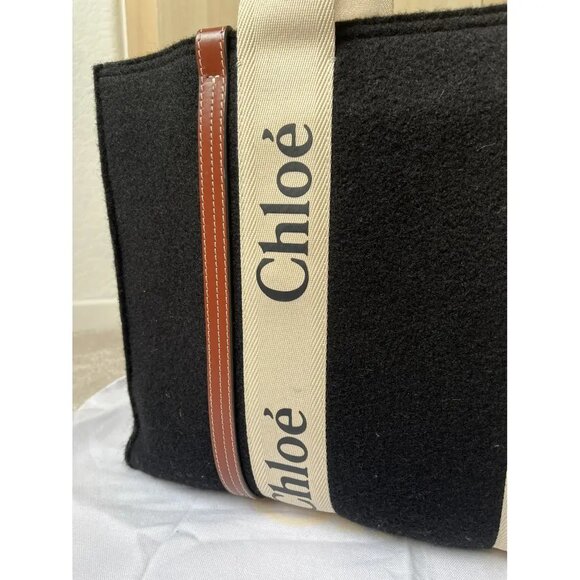 Chloe WOODY medium tote bag - Picture 4 of 7